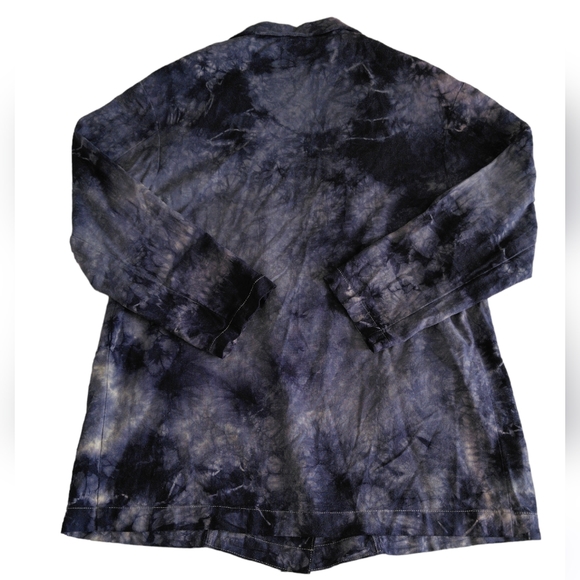 Amadi Medium Tie Dye Linen Blend Jacket - Picture 3 of 12